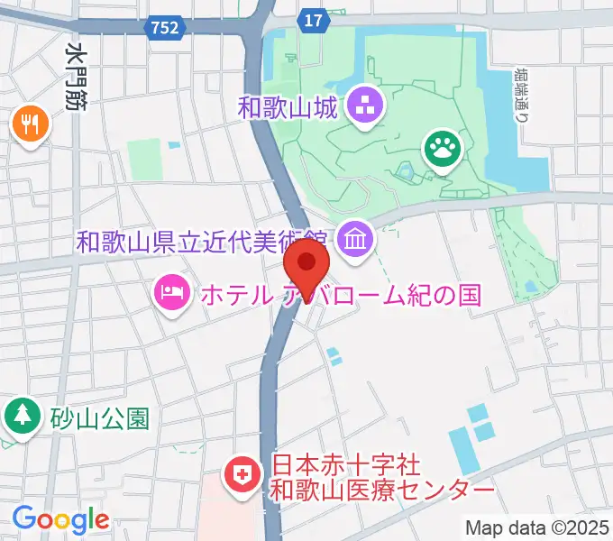 服部楽器の地図