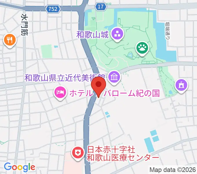 服部楽器の地図