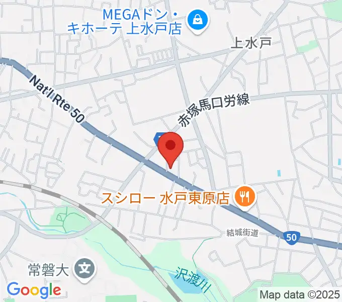 平山ピアノ社の地図