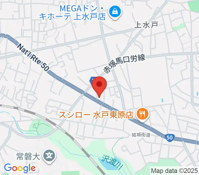 平山ピアノ社の地図