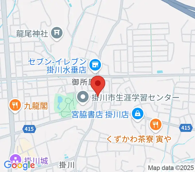 兵藤楽器店の地図