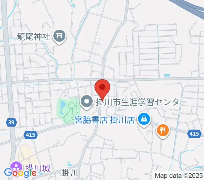 兵藤楽器店の地図
