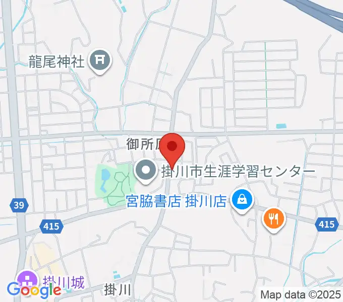 兵藤楽器店の地図