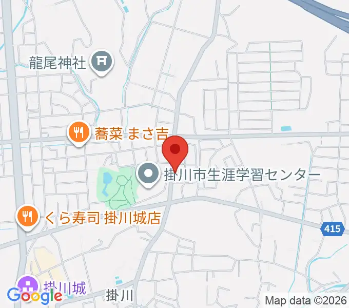 兵藤楽器店の地図