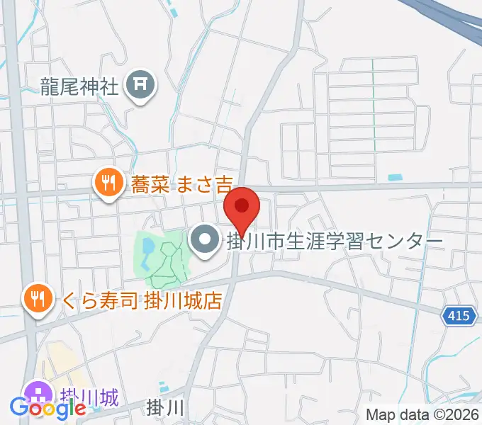 兵藤楽器店の地図