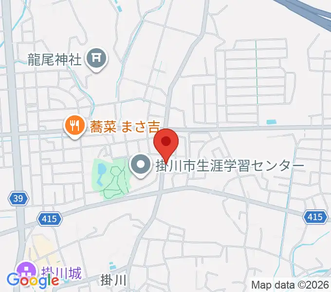 兵藤楽器店の地図