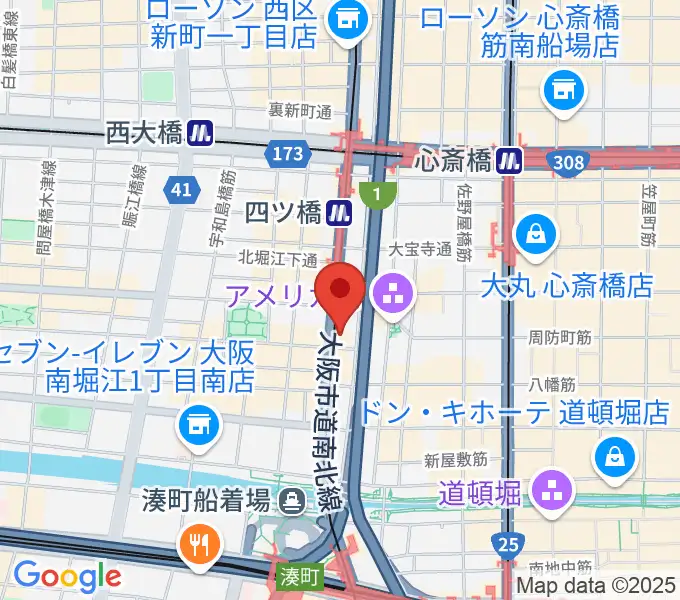 ギターリックスの地図