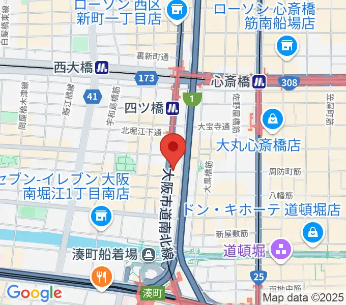 ギターリックスの地図