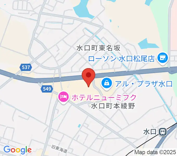 イシオカ楽器の地図