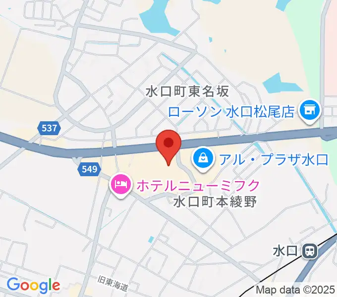 イシオカ楽器の地図