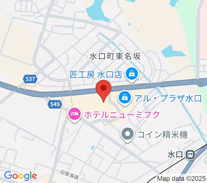 イシオカ楽器の地図