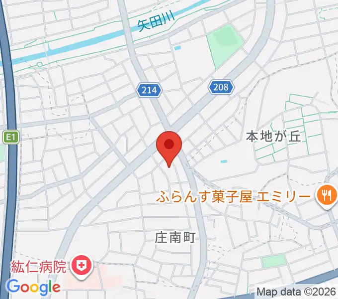 岩本ケースの地図