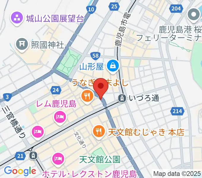 十字屋クロスの地図