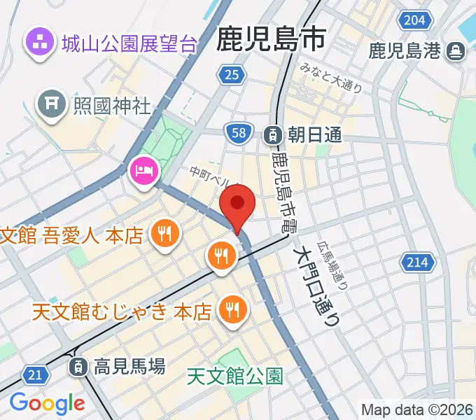 十字屋クロスの地図