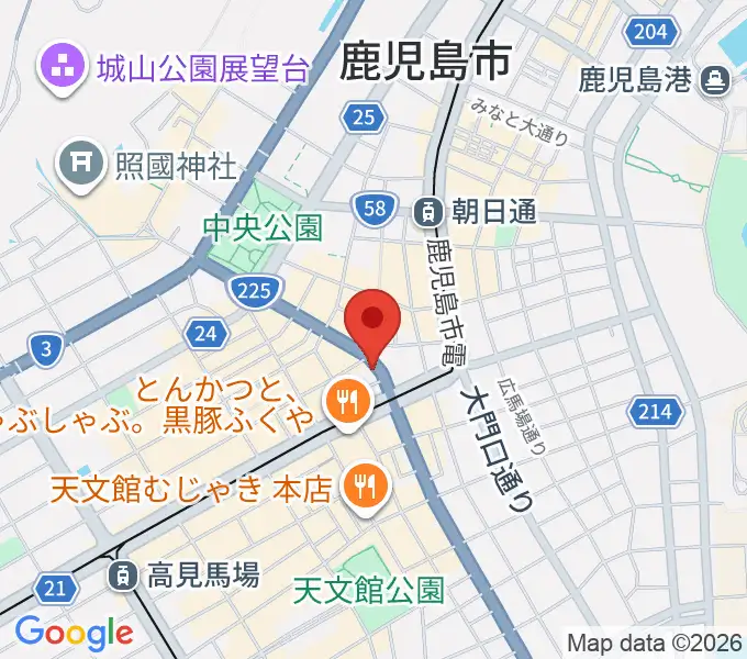 十字屋クロスの地図