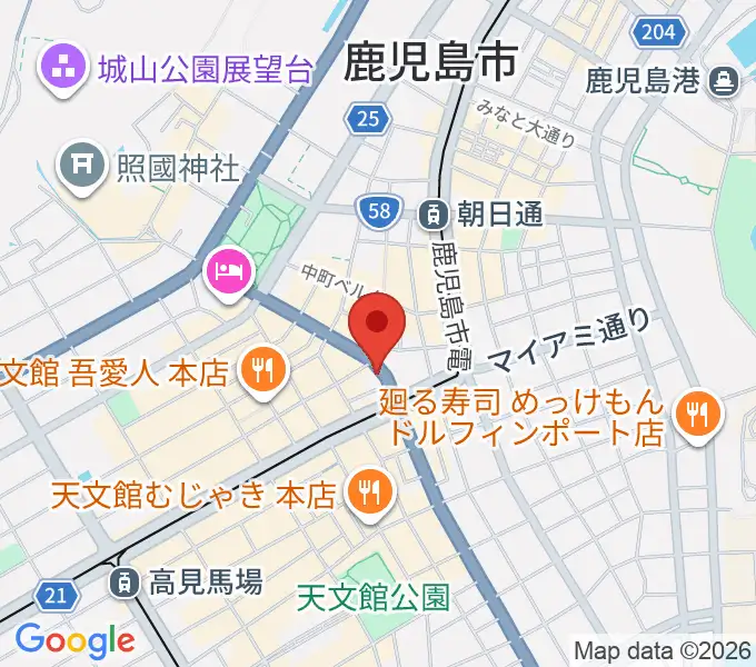 十字屋クロスの地図