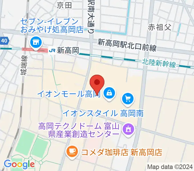 MPC楽器センター高岡の地図