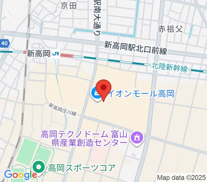 MPC楽器センター高岡の地図