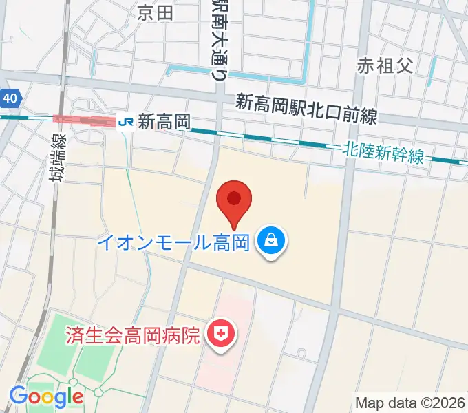 MPC楽器センター高岡の地図