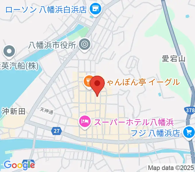 カジタ楽器店 八幡浜店の地図