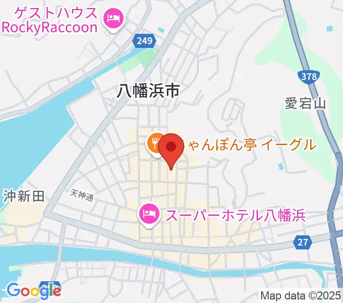 カジタ楽器店 八幡浜店の地図