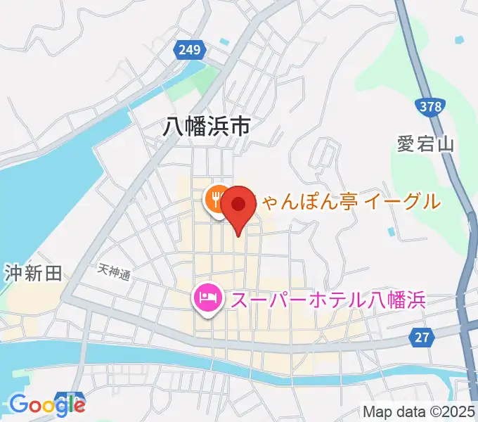 カジタ楽器店 八幡浜店の地図