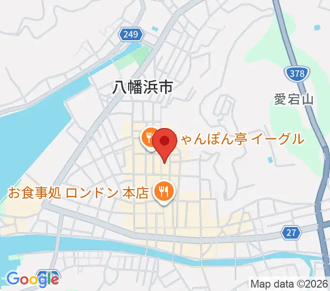 カジタ楽器店 八幡浜店の地図