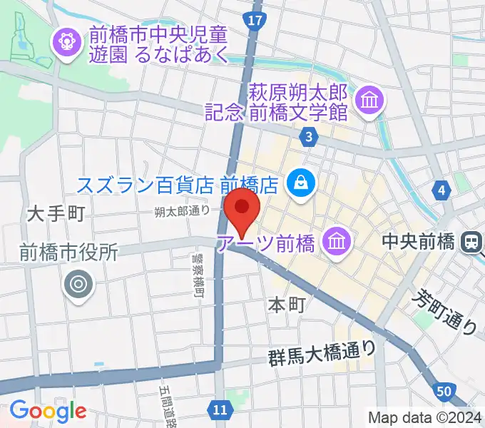 煥乎堂の地図