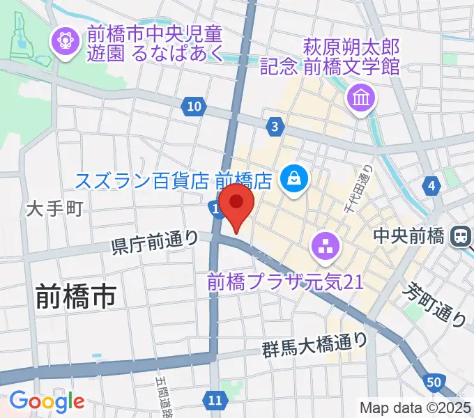 煥乎堂の地図