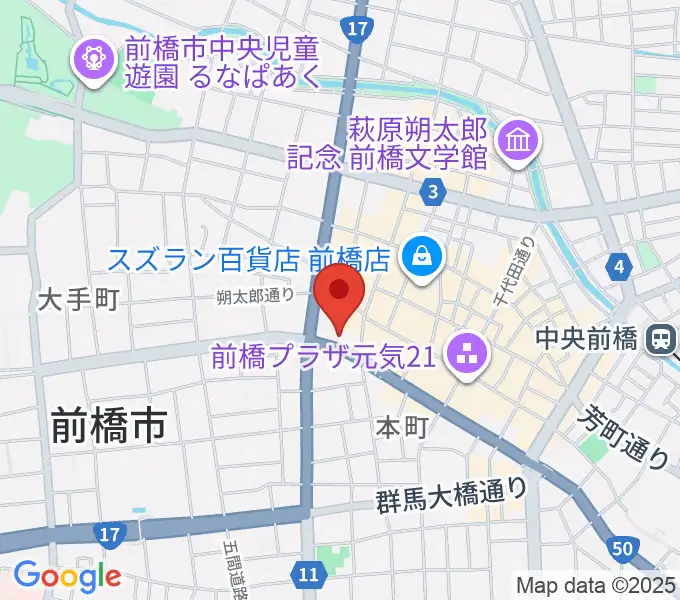 煥乎堂の地図