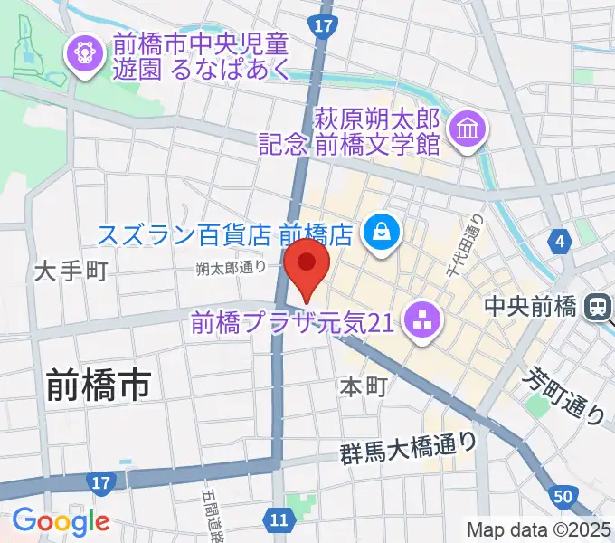 煥乎堂の地図