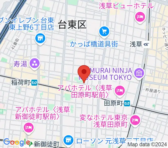 KIWAYAウクレレの地図