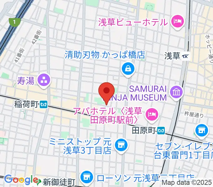 KIWAYAウクレレの地図