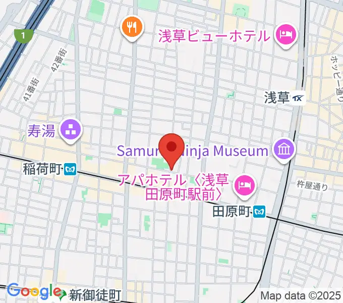 KIWAYAウクレレの地図