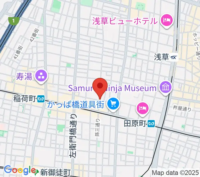 KIWAYAウクレレの地図