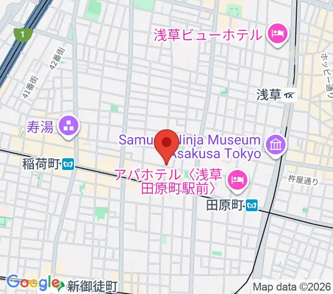 KIWAYAウクレレの地図