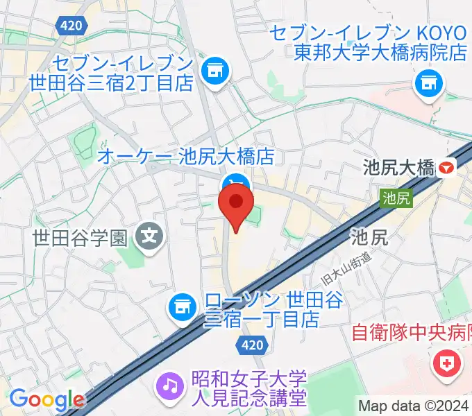 KMA楽器リペア工房の地図