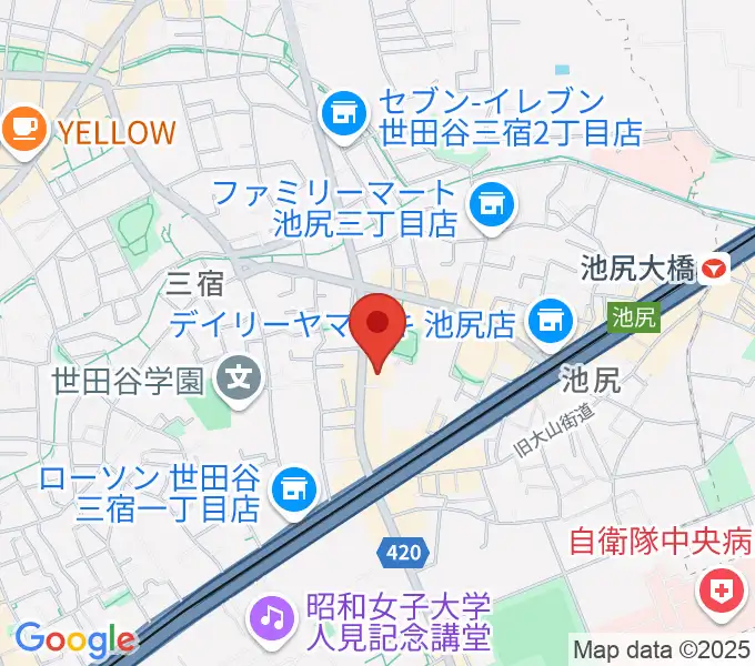 KMA楽器リペア工房の地図