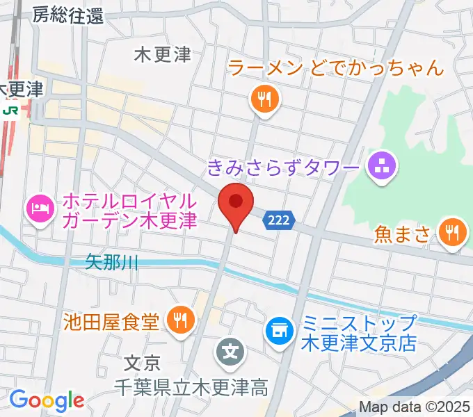 コンドー楽器 本店ショールームの地図