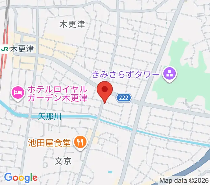 コンドー楽器 本店ショールームの地図
