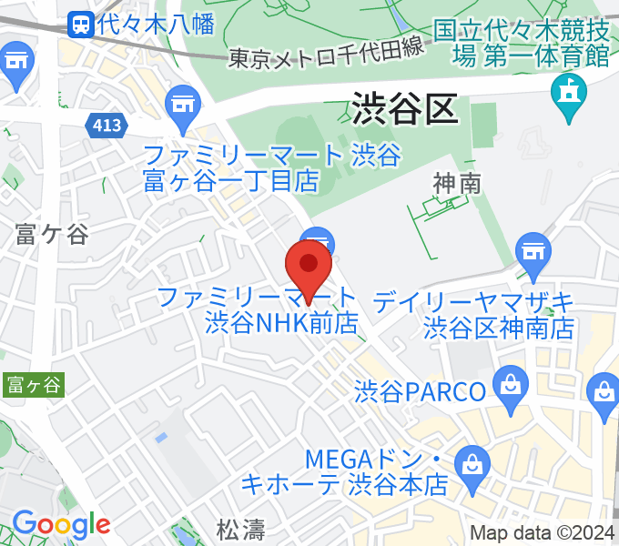 三田村楽器店の場所