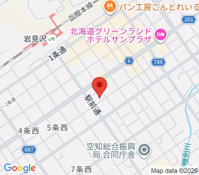 北海道教育楽器 ミュージックショップバンバンの地図