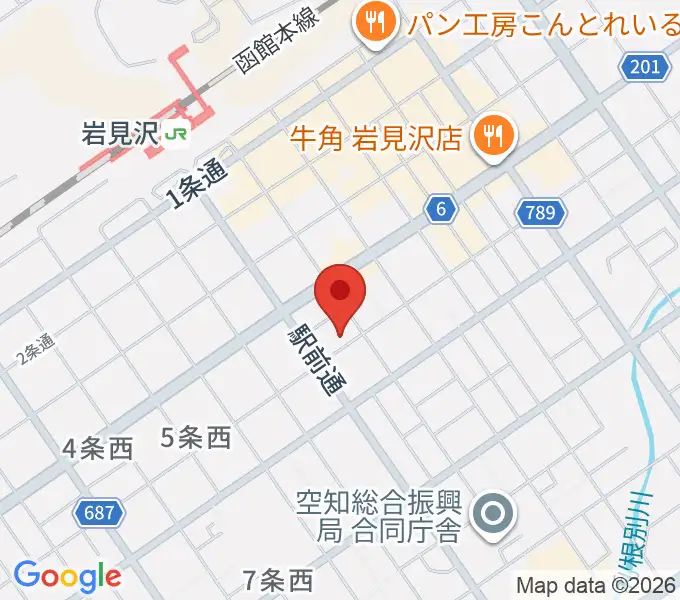 北海道教育楽器 ミュージックショップバンバンの地図