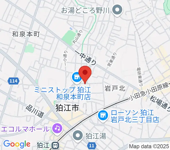 泉州尺八工房の地図