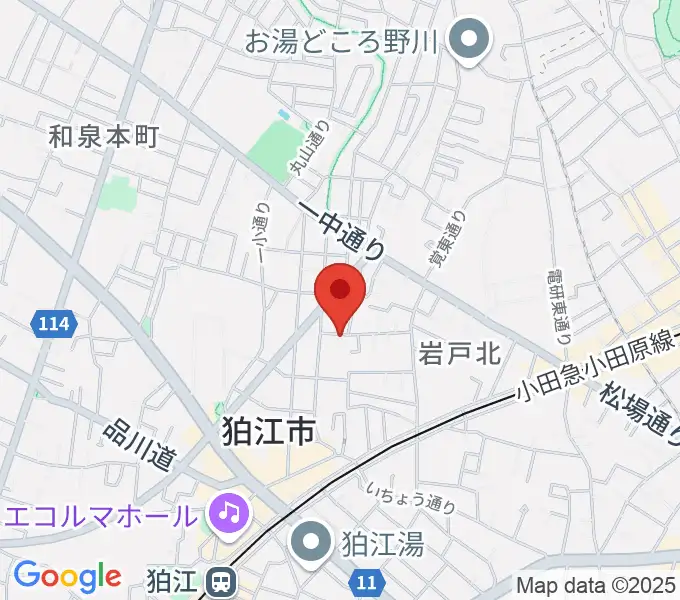 泉州尺八工房の地図