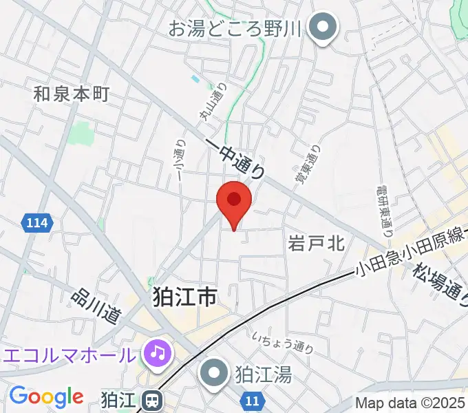 泉州尺八工房の地図