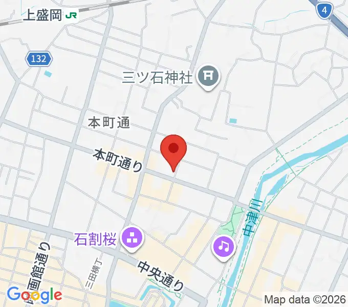 松本伸弦楽器工房の地図