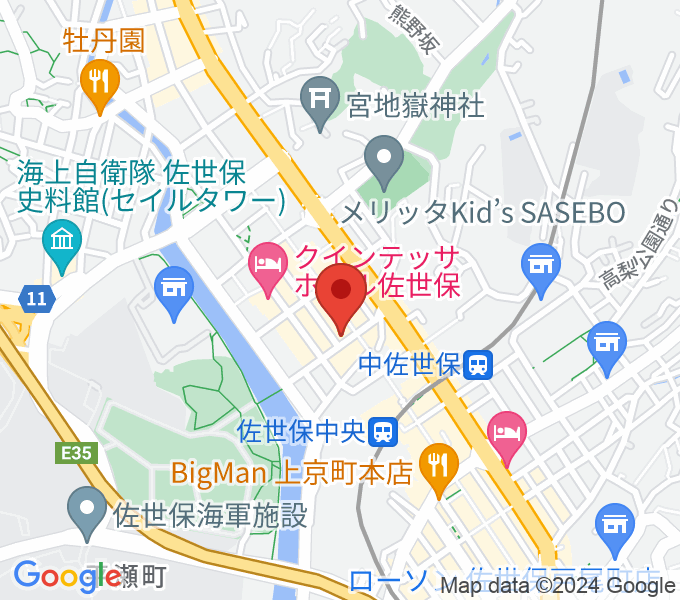 前川楽器店の場所