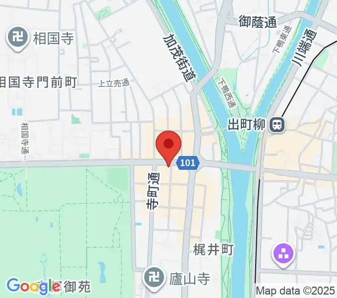 マツヲ楽器の地図