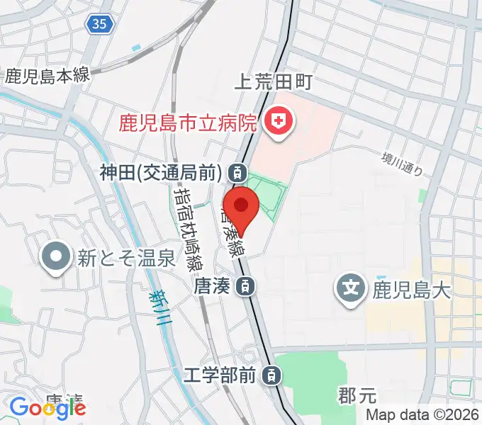松田ピアノ友社の地図